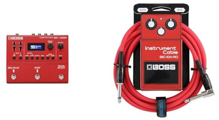 BOSS RC-500 Loop Station Bundle mit BOSS BIC-10A-RD Instrumentenkabel