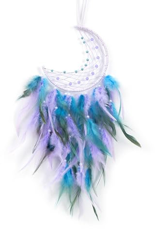 Acchiappasogni, Handmade - Acchiappasogni, sensore dei sogni per camera da letto, casa, decorazione da parete, decorazione per ragazze, bambini, regalo, regalo di compleanno