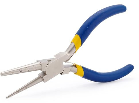 Alicates de punta redonda, herramientas de joyería, equipos de joyería, herramientas de mano largas de acero al carbono para abalorios