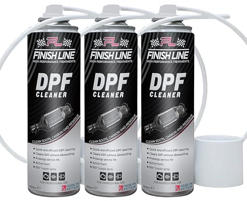 Diesel Particulate Filter Cleaner, 500ml, Professional DPF and EGR System Cleaner, Made in Britain, Pack of 3