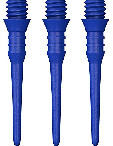 Mission Darts Titan Pro Pointes de Fléchettes Souples | 2ba Plastique Softip, 1 Paquet de 50 Pointes, Bleu (X9158)