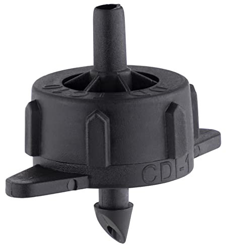 Goteador Autorregulante 4 L/H para Riego por Goteo x10 Unidades | Caudal Estable para Huertos, Jardines y Macetas | Riego Eficiente y Fácil de Instalar | AROZ