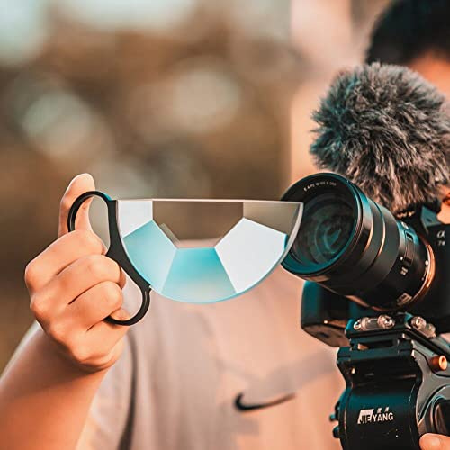 Specialeffekter handhållen delad kalejdoskop prisma kamera SFX-filter fotografi kameratillbehör