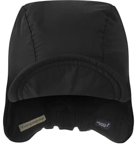 SEALSKINZ | Kirstead | AQUASEALZ™ Waterproof Extreme Cold Weather Hat | Fleece Lined | for Outdoor Adventure | Protects Against Wind & Rain | XXL - Black