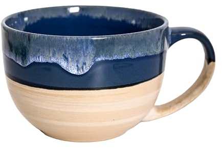 hengshukeji Grandes tasses à café en céramique de 700 ml, bols à soupe avec poignées, tasse à thé extra grande pour bureau et maison