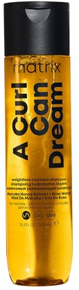 Matrix Feuchtigkeitsspendendes Haarshampoo, Für definierte Wellen, Mit Manuka-Honig Extrakt und Rosenwasser, A Curl Can Dream Wave Shampoo, 1 x 300 ml