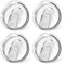 cobee 4 Pcs 20 oz Tumbler Replacement Lids, Silicone Tumbler Lid Mug Replacement Lids, Coffee Cup Travel Mug Spill Proof Splash Resistant Silicone Sliding Covers, Straw Friendly(4 Pcs)