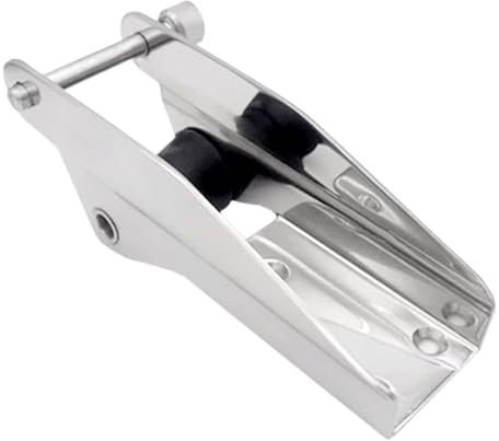 BINGGA Soporte de rodillo, accesorios de acoplamiento marino, rodillos de acero inoxidable, soporte fijo