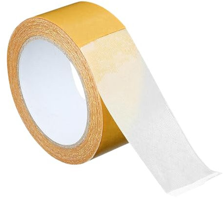 Générique Ruban Adhésif Double Face - Adhésif Double Face pour Fixations Murales - Bandes Collantes à Fort Pouvoir Adhésif pour Carrelage, Verre, Tissu, Tapis, Moquette et Métal