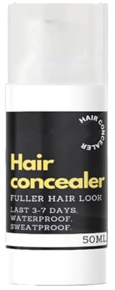 Crema Correttore per Capelli, Correttore Nero Antipioggia, Polvere Antisudore per l'Attaccatura dei Capelli, Spray Copri-Radici a Lunga Durata, per Uomo e Donna
