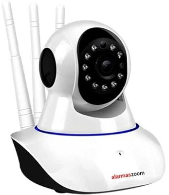 Generico TELECAMERA IP CAMERA HD 720P WIRELESS LED IR LAN MOTORIZZATA WIFI RETE INTERNET 3 ANTENNE