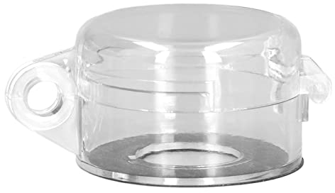 GAESHOW 30mm Schutzabdeckung für Not-Aus-Schalter, Druckschalterschutz Transparente Staubdichter Abdeckungsschutz, Staubdichte Abdeckung BS-02