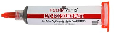 Low Melt Solder Paste 138 C Degree Melting point - Sn42/ Bi58 (38g) - Lead Free Solder Paste
