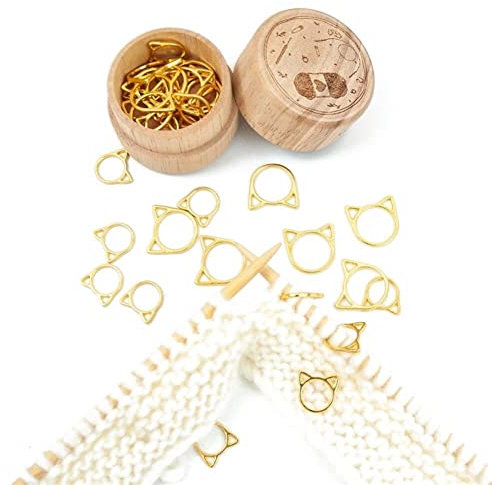 Ago Clip Artigianato di Bloccaggio di Bloccaggio Forniture Cuciture Marcatori di Bloccaggio Grazioso Gatto Gettoni Accessori a Maglia all'Uncinetto