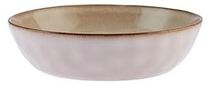 KARACA Aria saladier à glaçure réactive, 20 cm, Saladier, Coupe à fruits, Ramen, Nouilles, Soupe, Beige
