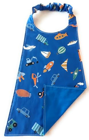 Générique Serviette Cantine Enfant élastique, Serviette Maternelle, Grand Bavoir