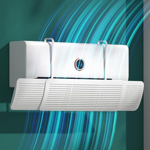 Climatiseur Mural rétractable Anti-Vent Froid à soufflage Direct, déflecteur Multi-Angles réglable
