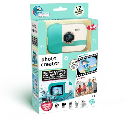 Canal Toys - Photo Creator - Cámara fotográfica Resistente al Agua: Sumergible hasta 3 Metros - Cámara fotográfica de Regalo para niños a Partir de 6 años - Tarjeta SD incluida - CLK 079