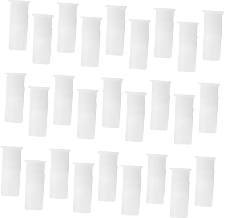Lurrose Squeaker di Ricambio Accessori per Riparazione Peluche 100 Pezzi da 15mm Emette Suono quando Premuto o Rilasciato per Giocattoli in Plastica Bianca per Ragazzo Ragazza
