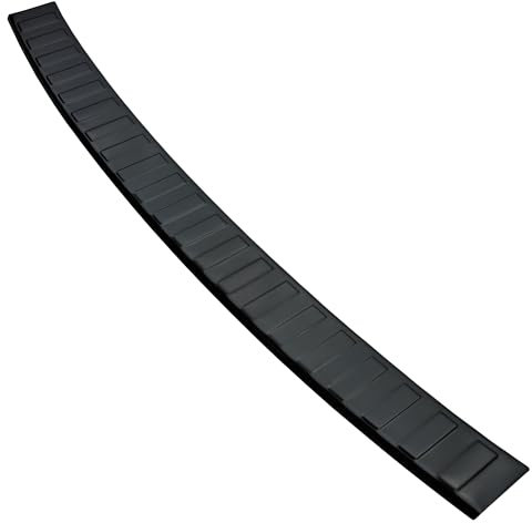 Aroba AR1180-BL Edelstahl Schwarz Black Chrome Ladekantenschutz kompatibel mit Skoda Superb Combi Kombi & Scout BJ. 9.2015-6.2019 passgenau Abkantung Farbe Schwarz-Anthrazit