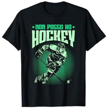 Giocatore Di Hockey Su Ghiaccio Non Posso Ho Hockey Maglietta