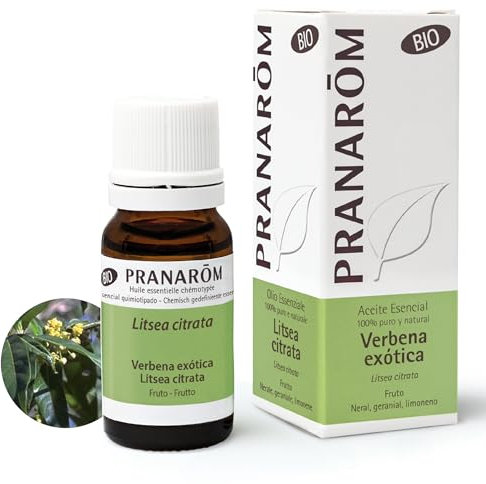 Pranarôm - Olio Essenziale Litsea Citronata Bio - Aiuta a Ridurre Stress e Favorisce il Benessere Mentale - Rilassante Naturale – Aromaterapia, Diffusione e Benessere - Profumo Agrumato - 10 ml