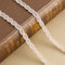Vintage Spitzenband Borte, Selbstklebende Spitze, Beige Aus Baumwolle Dekoband, Spitzenstoff Spitzenborte, Spitzenband für Handwerk, Scrapbooking, Geschenkbox, Hochzeit, Dekoratio, 9,5 m (1 cm)