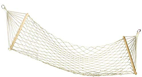 Dongbin hängematte mit Gestell ， Outdoor zubehã 200 x 80 cm mit Gestell Outdoor Tragbare mit Tragetasche für Terrasse Hof Garten Stabhängematte Schmal,Beige