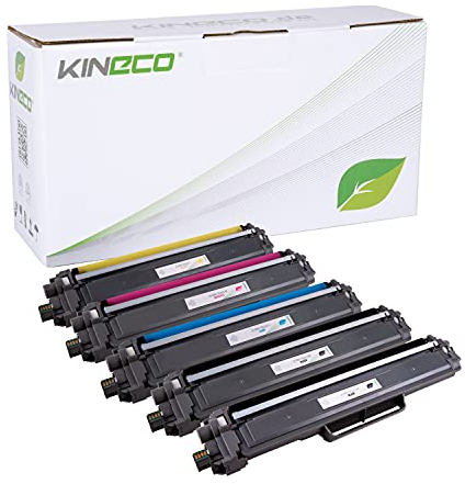 Kineco TN243CMYK Toner kompatibel für Brother Drucker MFC-L3750CDW HL-L3210CW DCP-L3550CDW HL-L3230CDW MFC-L3770CDW MFCL3750CDW TN-243 TN243 (5er Set)