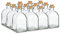 TIENDA EURASIA - Botella de Cristal Frasca - Pack 12 Frascos de Vidrio con Tapon de Corcho - Transparente - Disponible en Varias Medidas (250 ml / 12 uds)