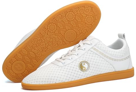 UKUBOXBAG Hombres Mujeres Zapatos De Artes Marciales, Zapatos para Caminar Al Aire Libre Zapatillas Ligeras De Kung Fu Tai Chi Zapatos De Qigong Wing Chun De Lona Transpirable