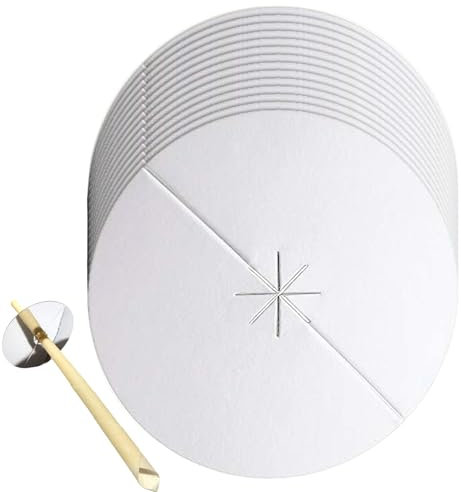 Candele per le orecchie - Candele per le cere auricolari protettive con disco protettivo | 16pcs Rimozione del cervello Cangoli | Kit di candele EAAR con soluzione efficace per spa, salone, uso domest