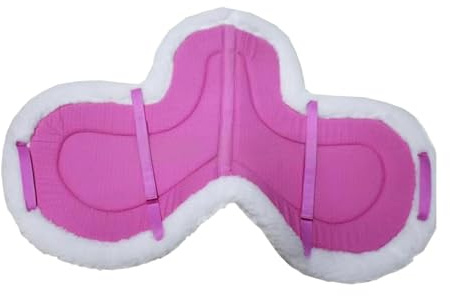MERIGLARE Manta para Silla de, para Montar, Suave, Lavable, Transpirable, Gruesa, para El del Caballo, para Club Trail, Rosa