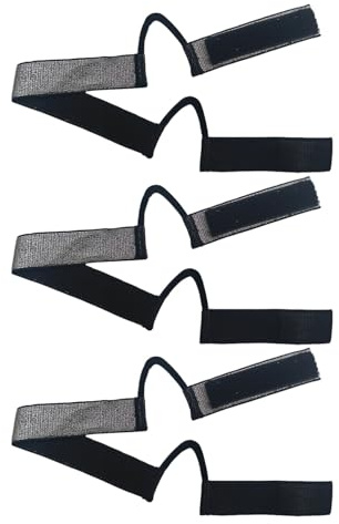 Elastiskt band peruker fixeringsband med justerbar för säker bekväm användning på fester, resependlar och dagliga aktiviteter fästning