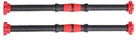 BRIGHTFUFU Barre per Manubri 2 Pezzi 50cm con Collari Spinlock e 4 Dadi in Acciaio e Plastico per Allenamento Forza e Sollevamento Pesi Palestra Colore Casuale