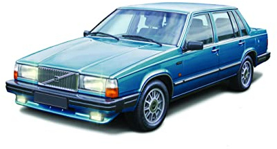 Italeri 3623S – 1:24 Volvo 760 GLE byggsats, stativbyggnad, hantverk, hobby, limning, plastbyggsats, detaljerad blå