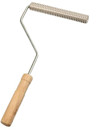 Gralara Rodillo para laminar de fibra de vidrio,Rodillo de burbujas para laminación de resina,Resistente,Accesorios,Herramienta de paleta de burbujas para, rodillo 20x100mm