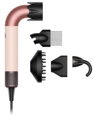 Dyson Supersonic r™ Hair Dryer – lightest, Precise, Fast Drying, More Shine & no Heat Damage, Includes 5 Intelligent attachments