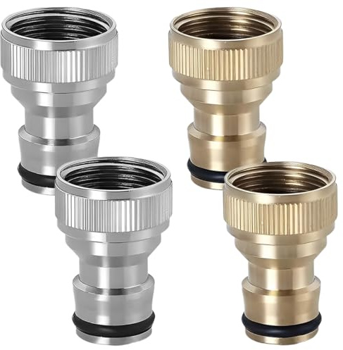 2 st universal vattenkransadapter för röradapterblandare, 22/24 mm hane för kök, badrums- och trädgårdskranar