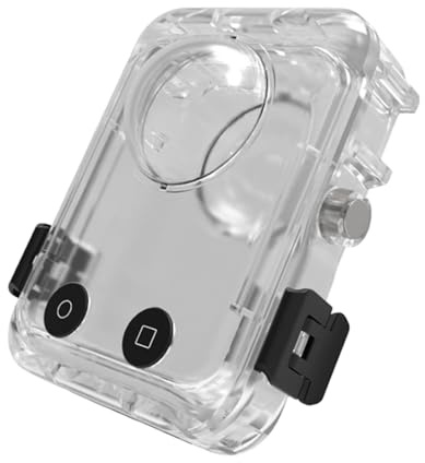 Wasserdichte Schutzhülle für 360-Grad-Action-Kameras, 40 m Untertauchen, Antibeschlag-Design, sichere Verriegelungen, Anti-Beschlag-Action-Kamera-Schutzhülle