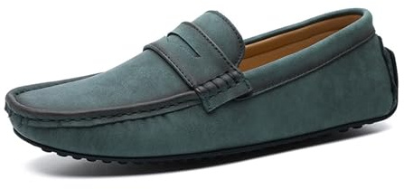 DADAWEN Mocassins Hommes Penny Loafers Confort Chaussures de Conduite Mocassin Slippers Chaussures de Décontractées Chaussures Bateau