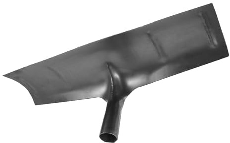 TOMETURE Pala per Pulizia in al Manganese 50 Cm, Raschietto per Letame di Bovini, Utensile Resistente per Pulizia di e Aree Agricole