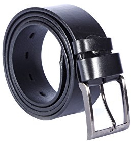 Läderbälte Män Kvinnor Unisex, Äkta Kvalitet Vegetabiliskt Garvat Läder, Tillverkat i Europa, Många Färger Längder Bredder (W 3.5 cm – 1.38 inch/L 110 cm - 43.3 inch)