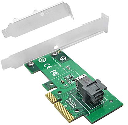 chenyang SFF-8643 auf PCI-E 4X Adapter mit Halterung für Mainboard U.2 SFF-8639 SSD Erweiterung