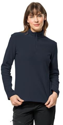 Jack Wolfskin Damen Taunus HZ W Pullover, Night Blue, XS