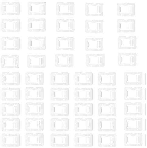 Lot de 50 stabilisateurs de sortie transparents faciles à utiliser sur les douilles oscillantes - Inserts robustes pour garder les prises de courant électriques sécurisées