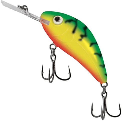 Salmo Rattlin Hornet Floating Wobbler, Salmo Farben:Green Tiger, Länge/Gewicht/Laufverhalten/Tauchtiefe:6.5cm / 20g / schwimmend / 2.5-5.0m