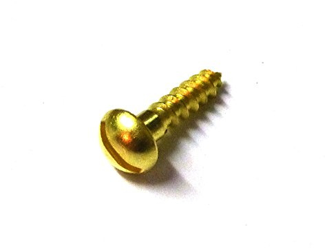 100 stycken MINI-träskruvar DIN 96 (halvcirkelhuvud med slits) mässing 1,6 x 16 mm för modellbygge eller för restaurering