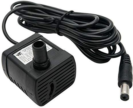 Baceyong Pompe de bassin à panneau solaire Noir, décoratif/aménagement paysager, plastique, pompe à fontaine solaire, 7 V 1,2 W, 200 l/h