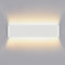 Lureshine Applique Murale Interieur 16W 40CM Haut et Bas Luminaires Intérieur Aluminium Décorer/Moderne Applique Murale Blanc Chaud 3000k Appliques Convient pour Salon|Chambre|Couloir（Blanc）